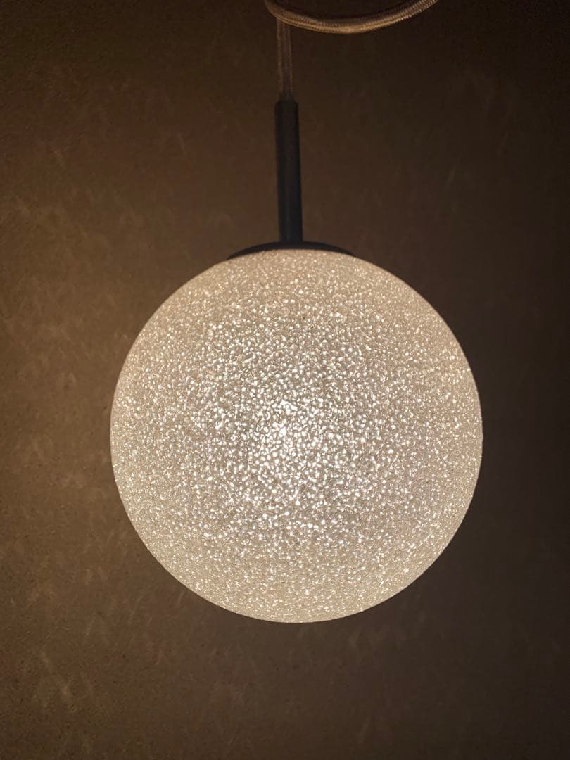 昭和レトロ　アンティークライト　球体