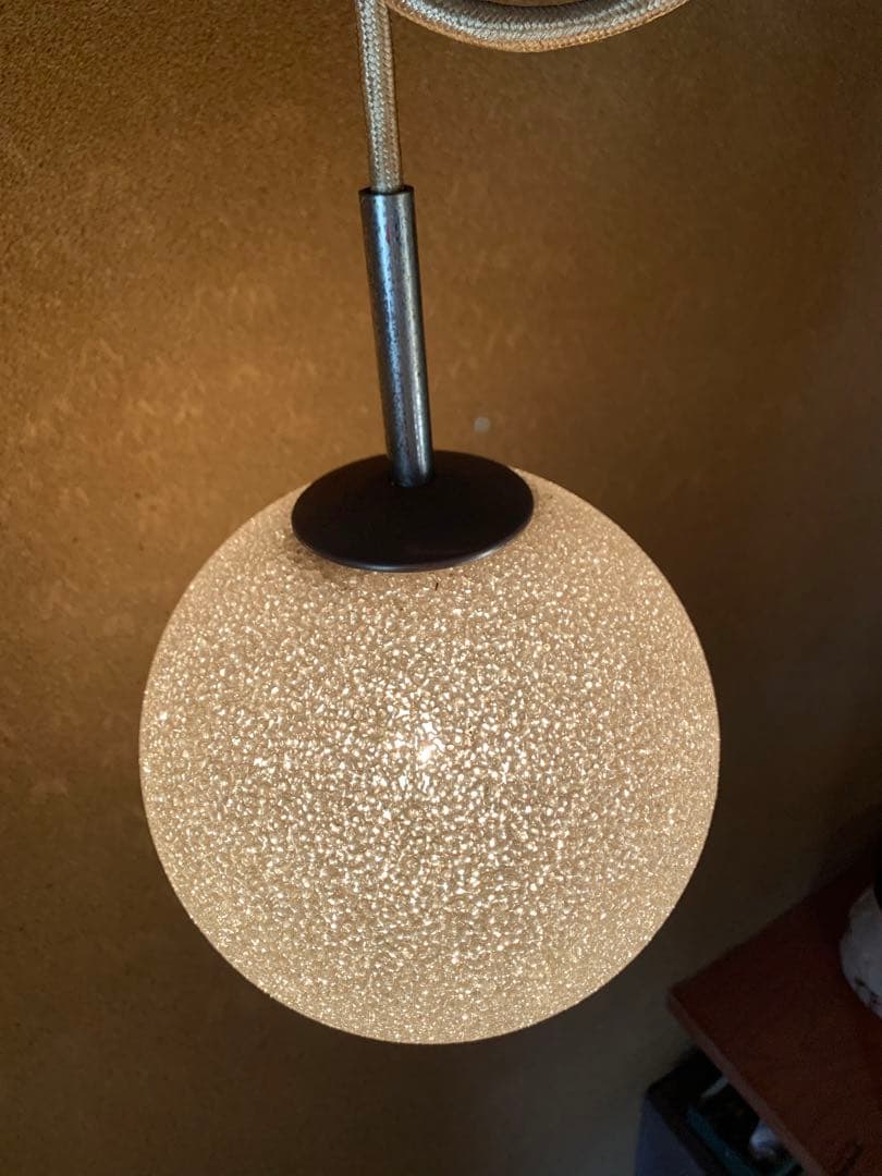 昭和レトロ　アンティークライト　球体