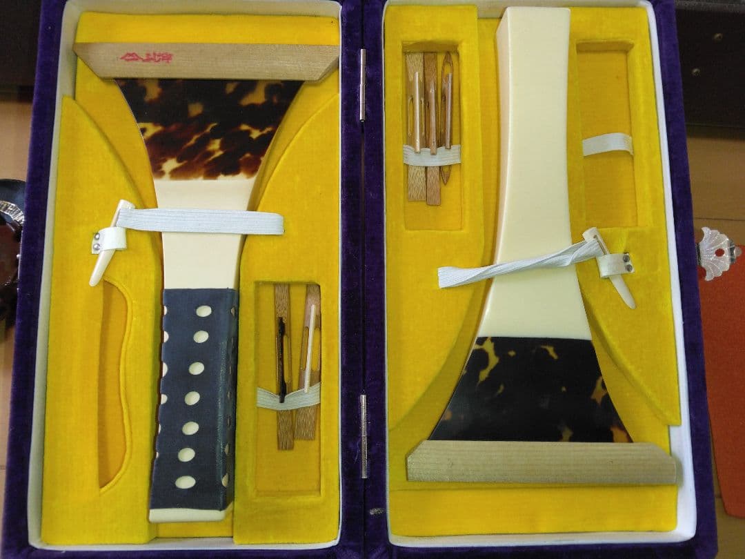 青空 様専用 中棹三味線 撥 小物付き - メルカリ