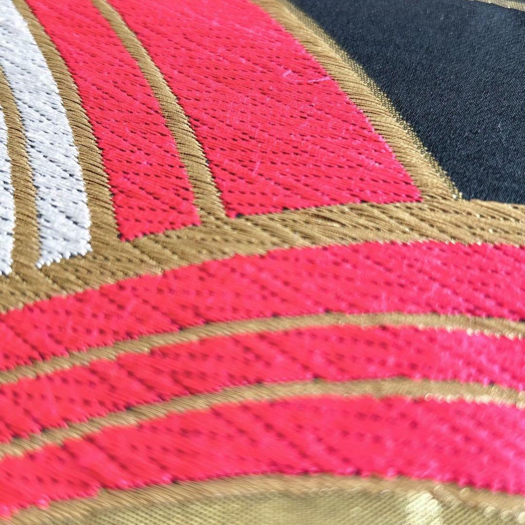 セット　美品　七五三　7歳女の子　きもの×袋帯×半襦袢×小物　ピンク地　蝶　桜