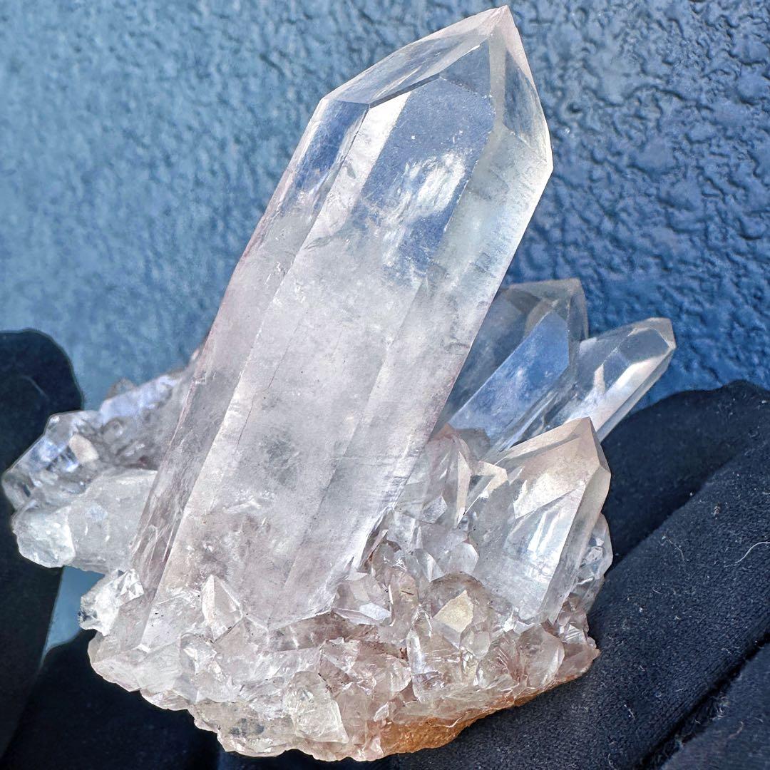 希少❗️高透明度❗虹入り☆超綺麗♡超強いパワー ヒマラヤ水晶 クラスターA1521