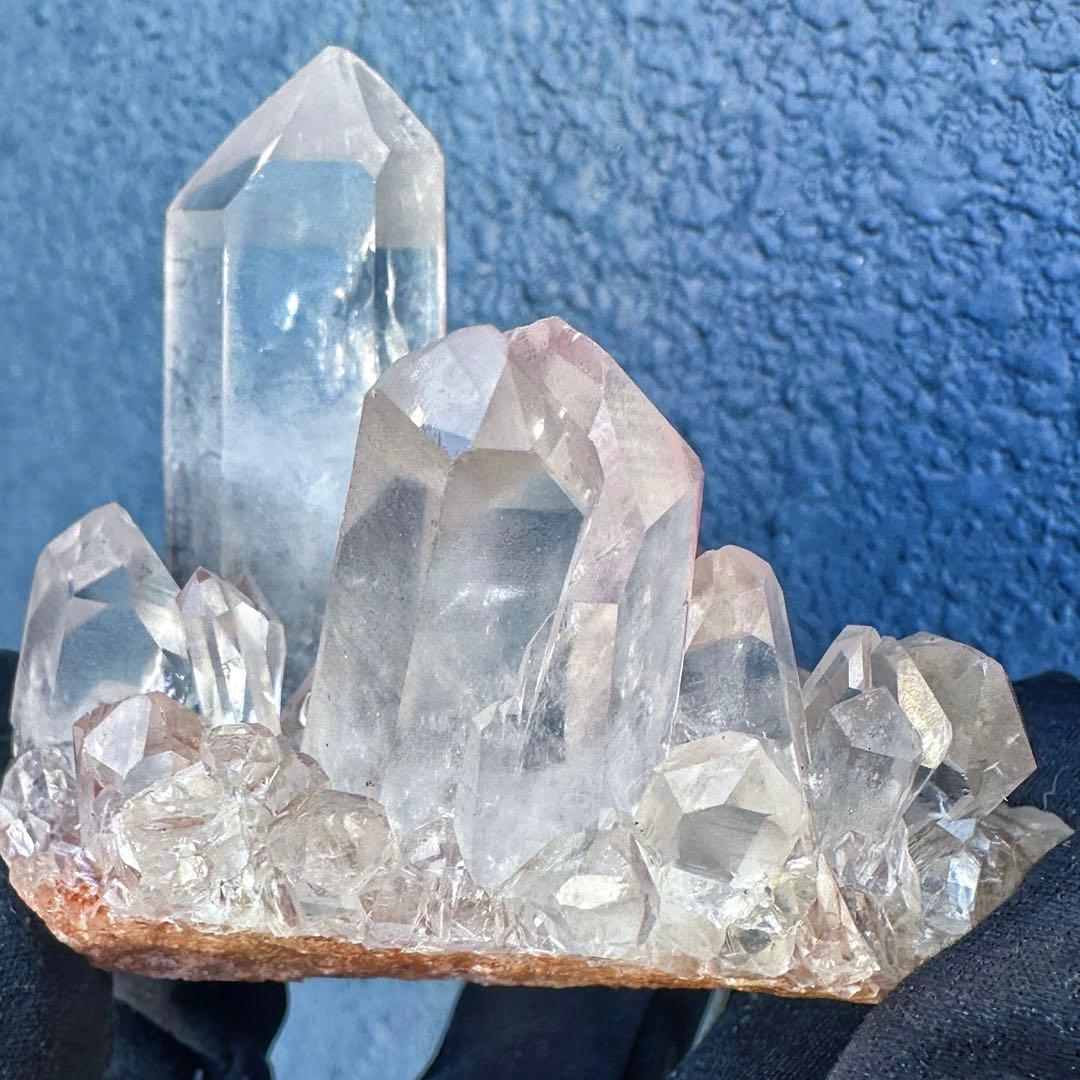 希少❗️高透明度❗虹入り☆超綺麗♡超強いパワー ヒマラヤ水晶 クラスターA1521