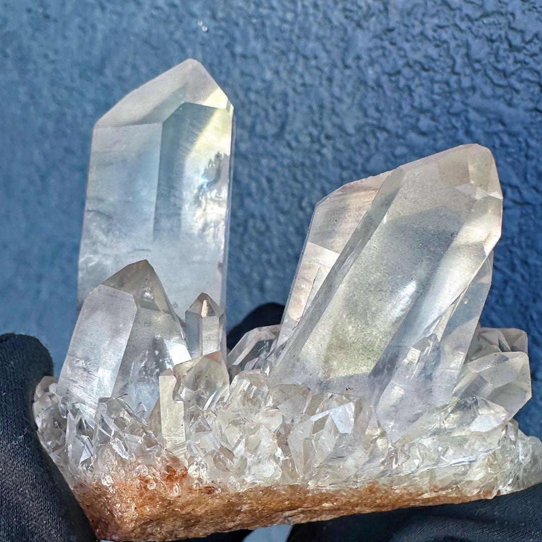 希少❗️高透明度❗虹入り☆超綺麗♡超強いパワー ヒマラヤ水晶 クラスターA1521