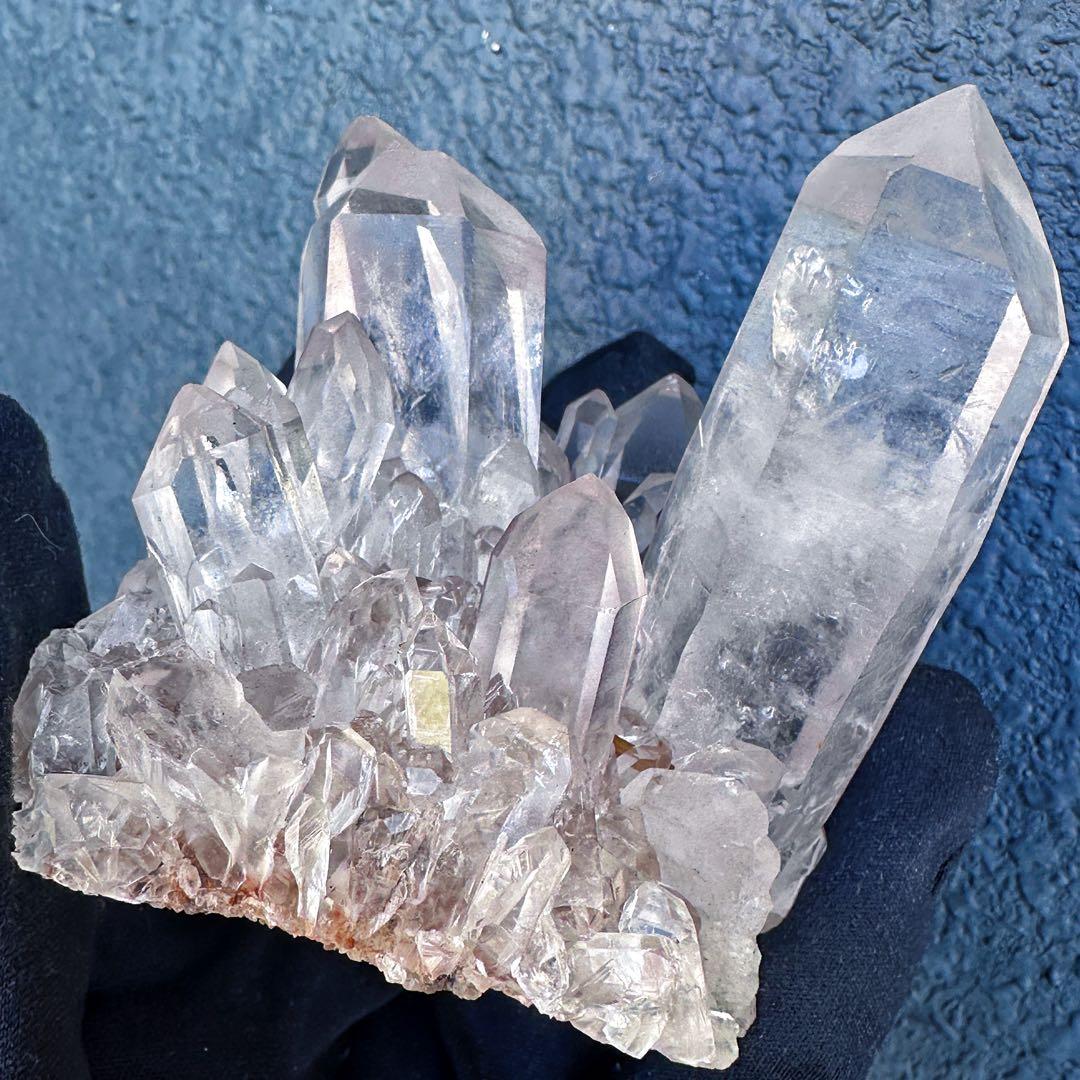 希少❗️高透明度❗虹入り☆超綺麗♡超強いパワー ヒマラヤ水晶 クラスターA1521