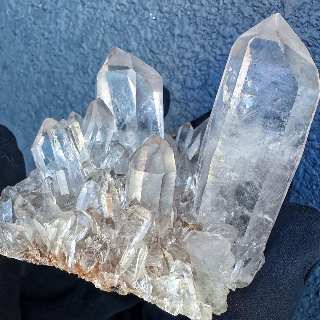 希少❗️高透明度❗虹入り☆超綺麗♡超強いパワー ヒマラヤ水晶 クラスターA1521