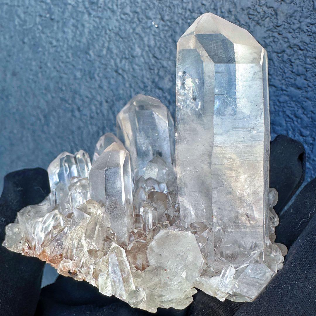 希少❗️高透明度❗虹入り☆超綺麗♡超強いパワー ヒマラヤ水晶 クラスターA1521