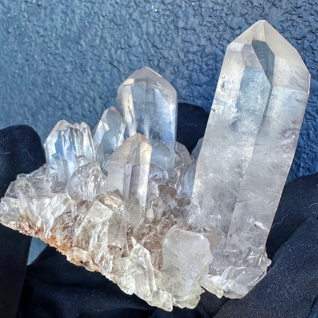 希少❗️高透明度❗虹入り☆超綺麗♡超強いパワー ヒマラヤ水晶 クラスターA1521