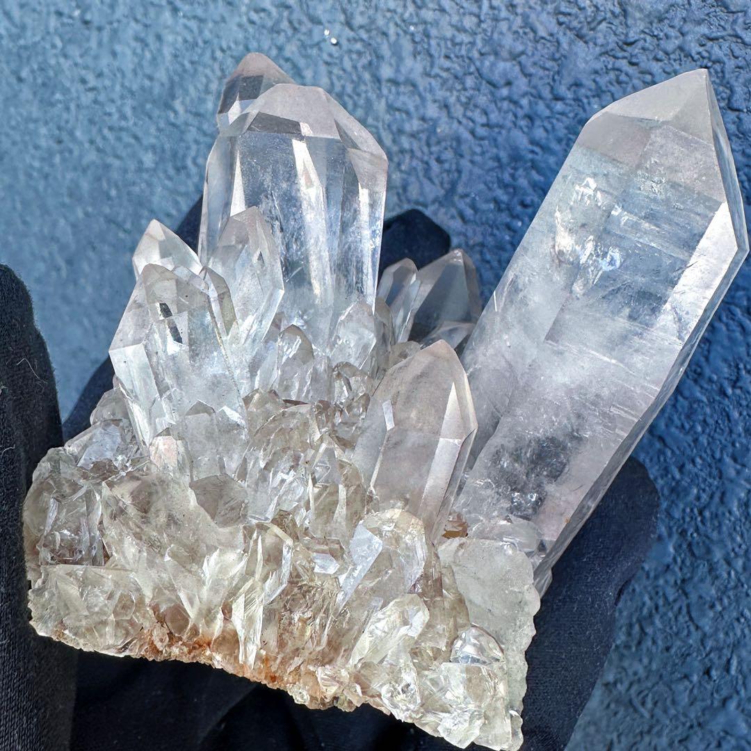 希少❗️高透明度❗虹入り☆超綺麗♡超強いパワー ヒマラヤ水晶 クラスターA1521