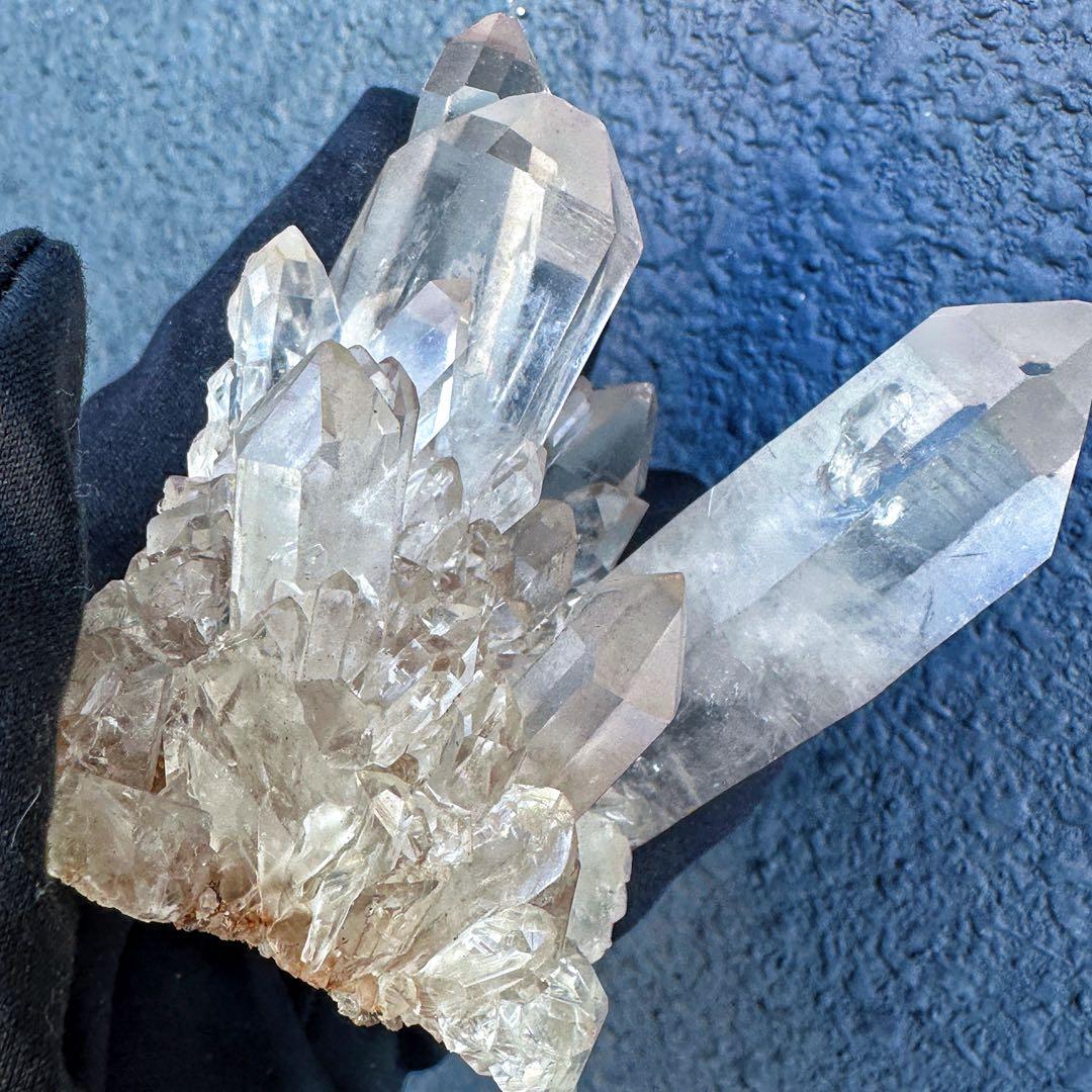 希少❗️高透明度❗虹入り☆超綺麗♡超強いパワー ヒマラヤ水晶 クラスターA1521