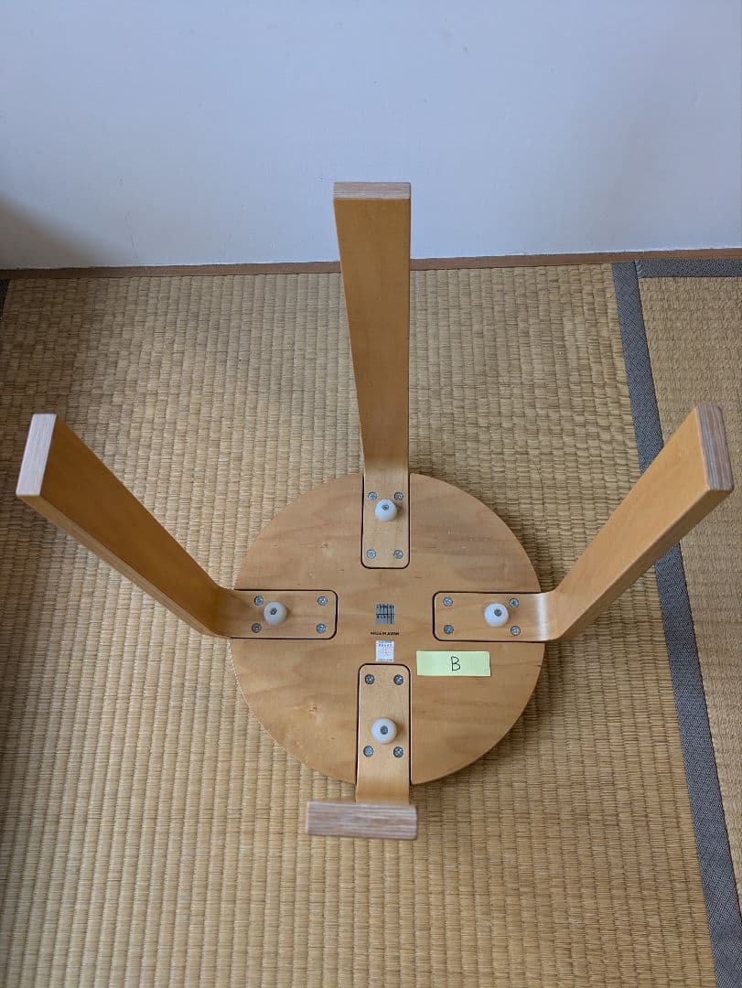 カンディハウス　スツール111S 矢萩喜從郎デザイン 3脚セット