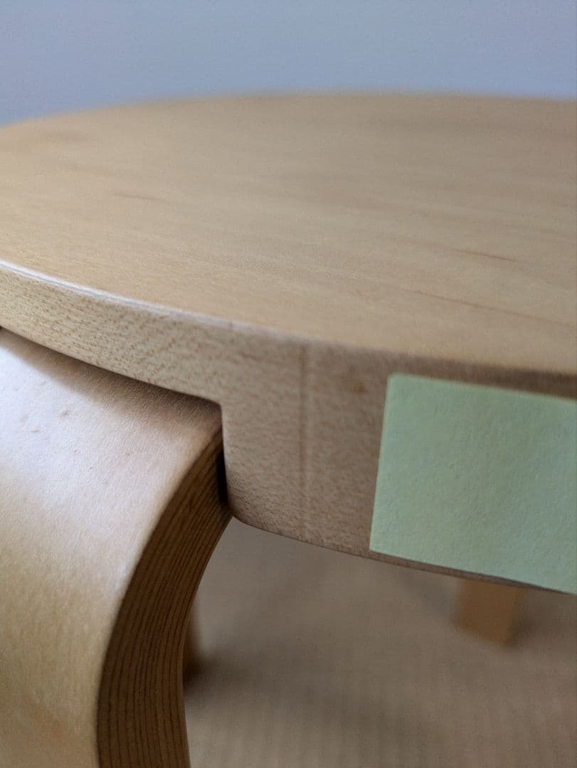 カンディハウス　スツール111S 矢萩喜從郎デザイン 3脚セット