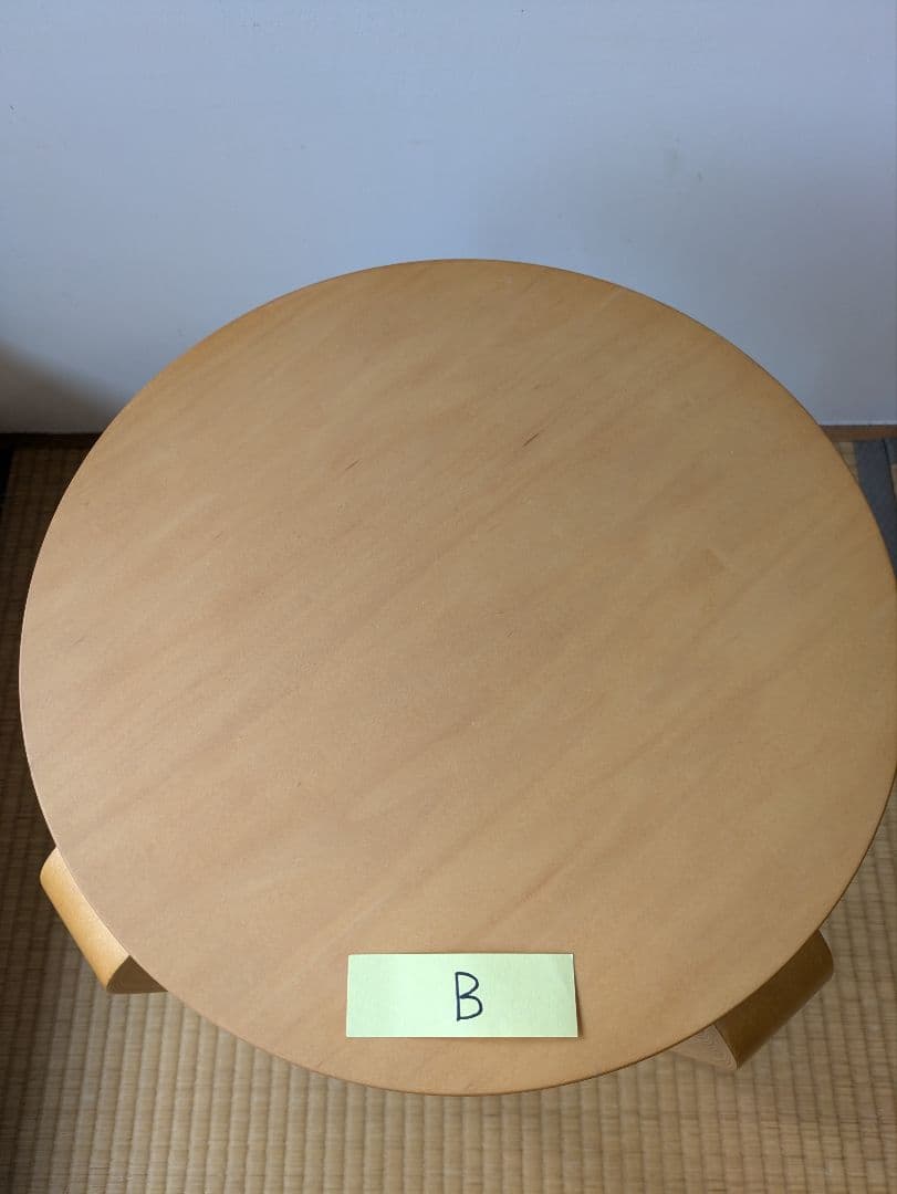 カンディハウス　スツール111S 矢萩喜從郎デザイン 3脚セット