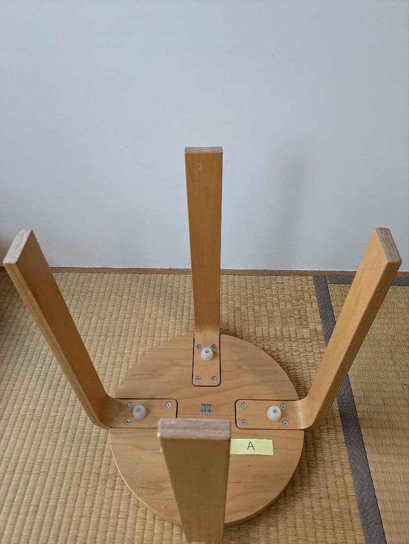 カンディハウス　スツール111S 矢萩喜從郎デザイン 3脚セット