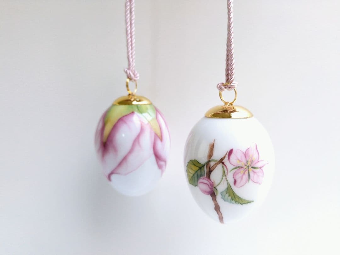ロイヤルコペンハーゲン　イースターエッグオーナメント　アップルブロッサム＆ペタル
