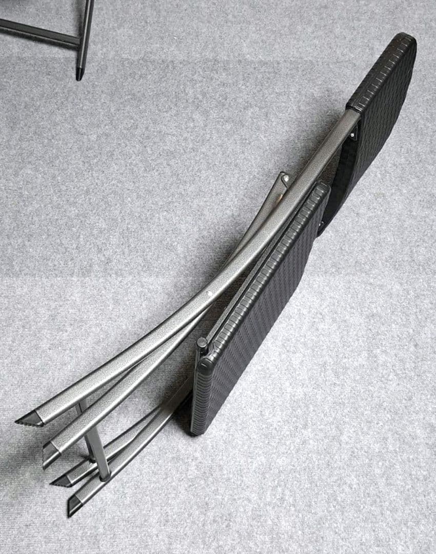 ☆折りたたみガ－デンチェア2脚セット　ベランダチェア　椅子☆