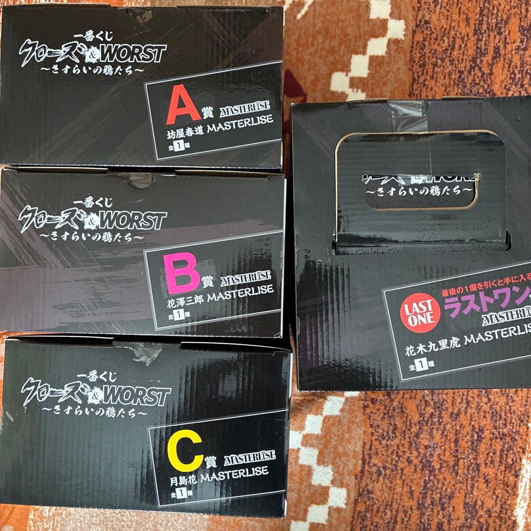 クローズ＆ワースト　一番くじ　ABCDラストワン賞　フィギュアコンプセット