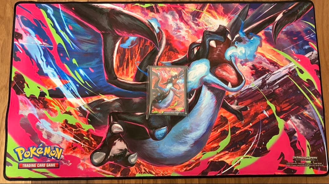 メガリザードンX プレイマット & スリーブ未開封UPC 2025 海外限定品③