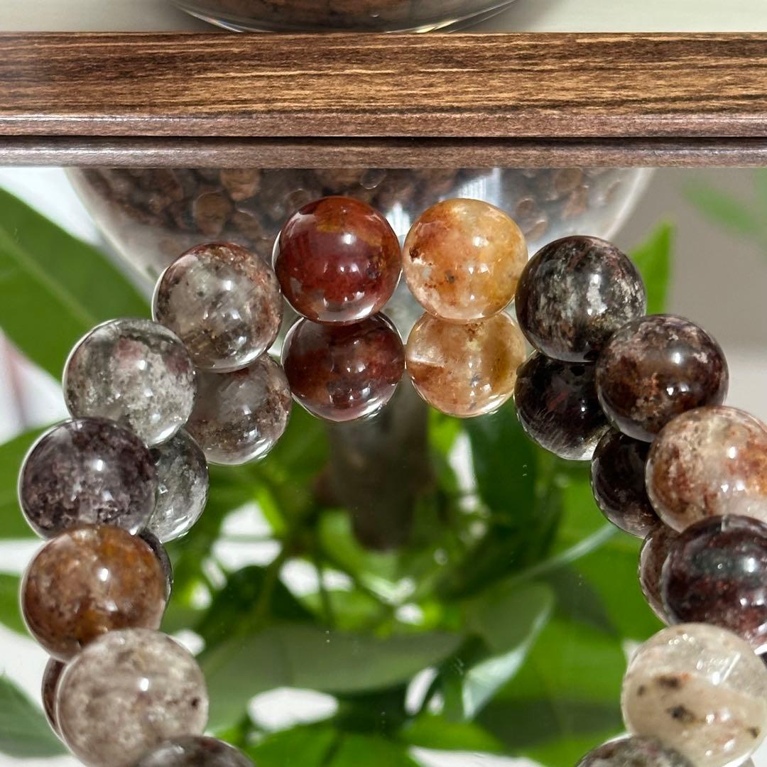 【激レア】【高品質】上質 ガーデンクォーツ 庭園水晶 9mm 金運 財運 UP