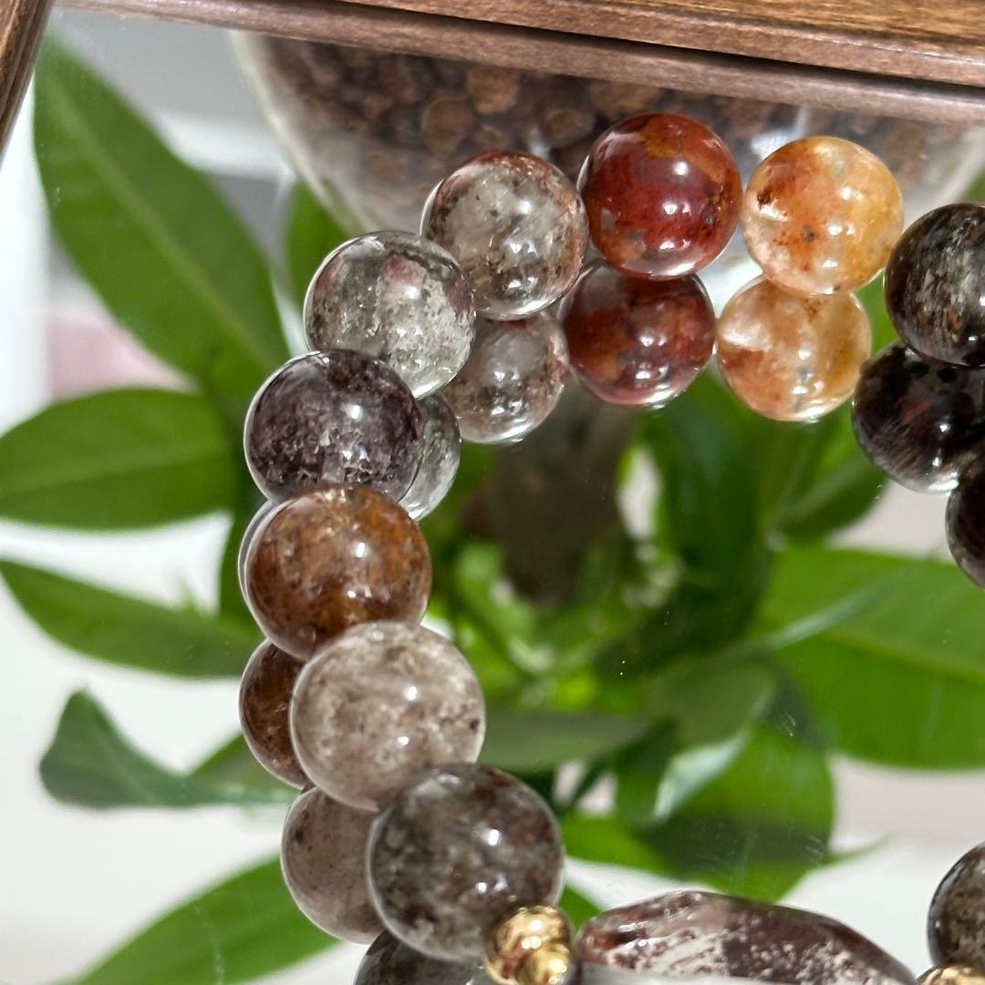 【激レア】【高品質】上質 ガーデンクォーツ 庭園水晶 9mm 金運 財運 UP