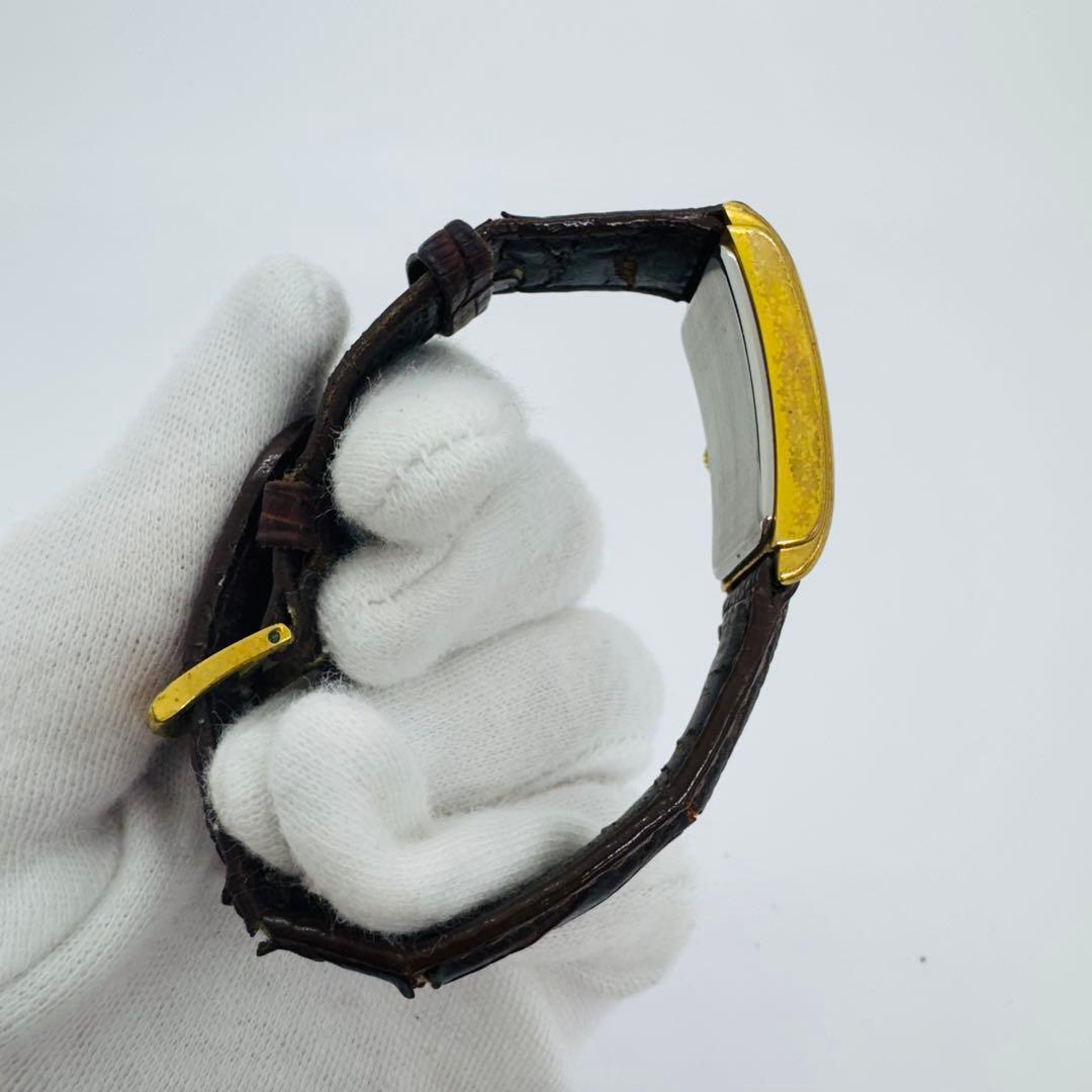 ✨Hamilton✨ハミルトン✨シルバー文字盤✨スクエア✨クォーツ✨腕時計✨