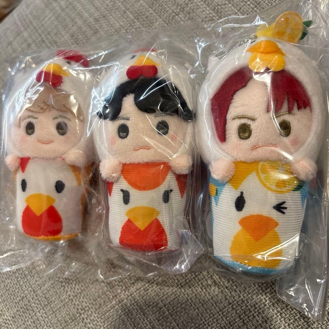 Mrs. GREEN APPLE からあげクン ぬいぐるみキーホルダー3種セット