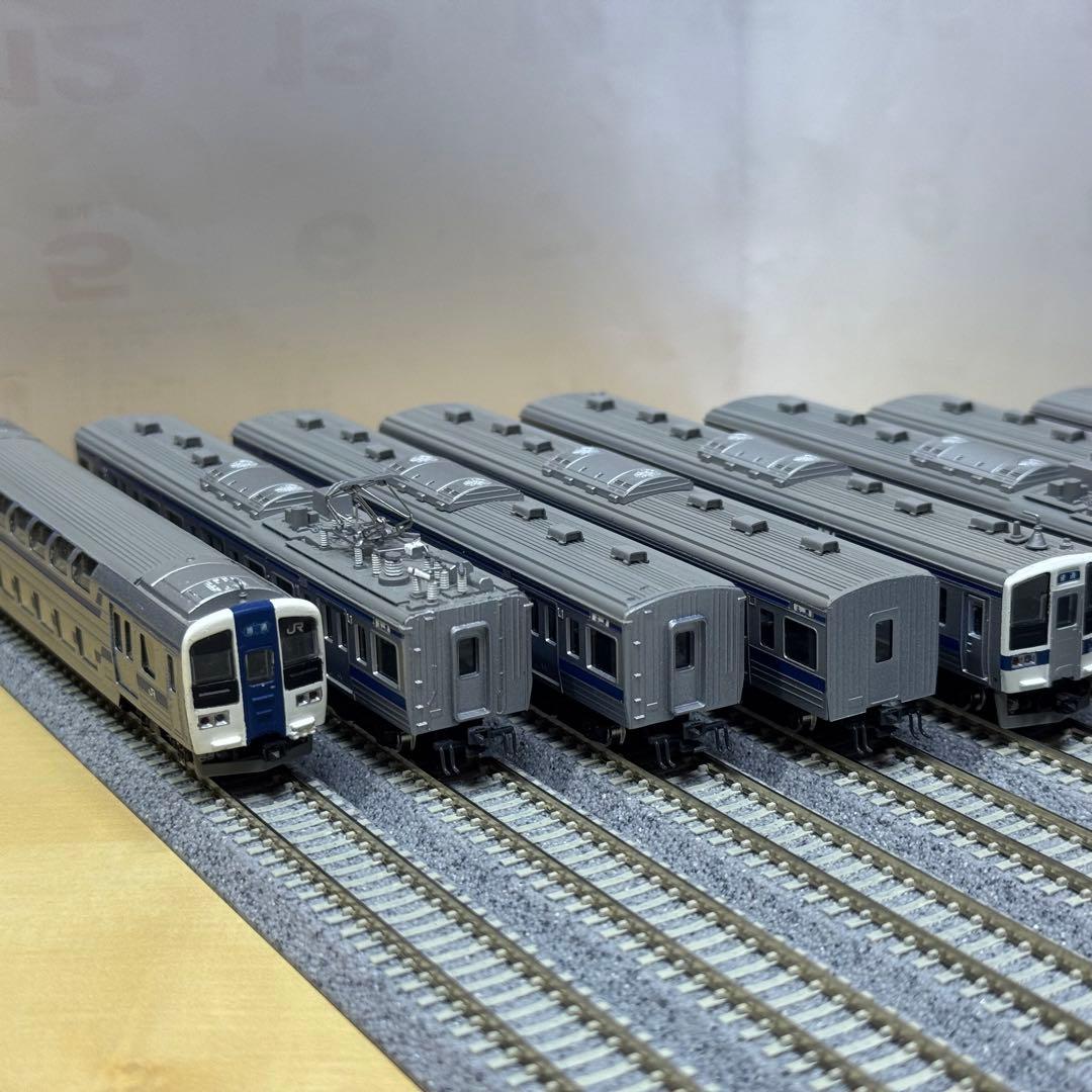 415系1500番台 K880編成 2階建車両連結 出品者組立品 ジャンク品扱い