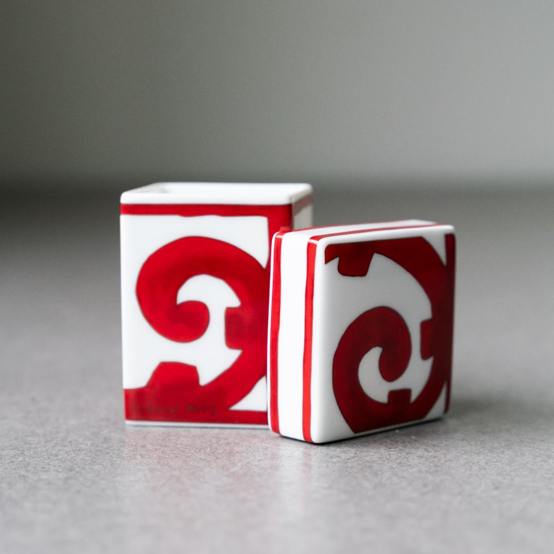 HERMES \"ガダルキヴィール\" スモールボックス シュガー 小物入れ 食器