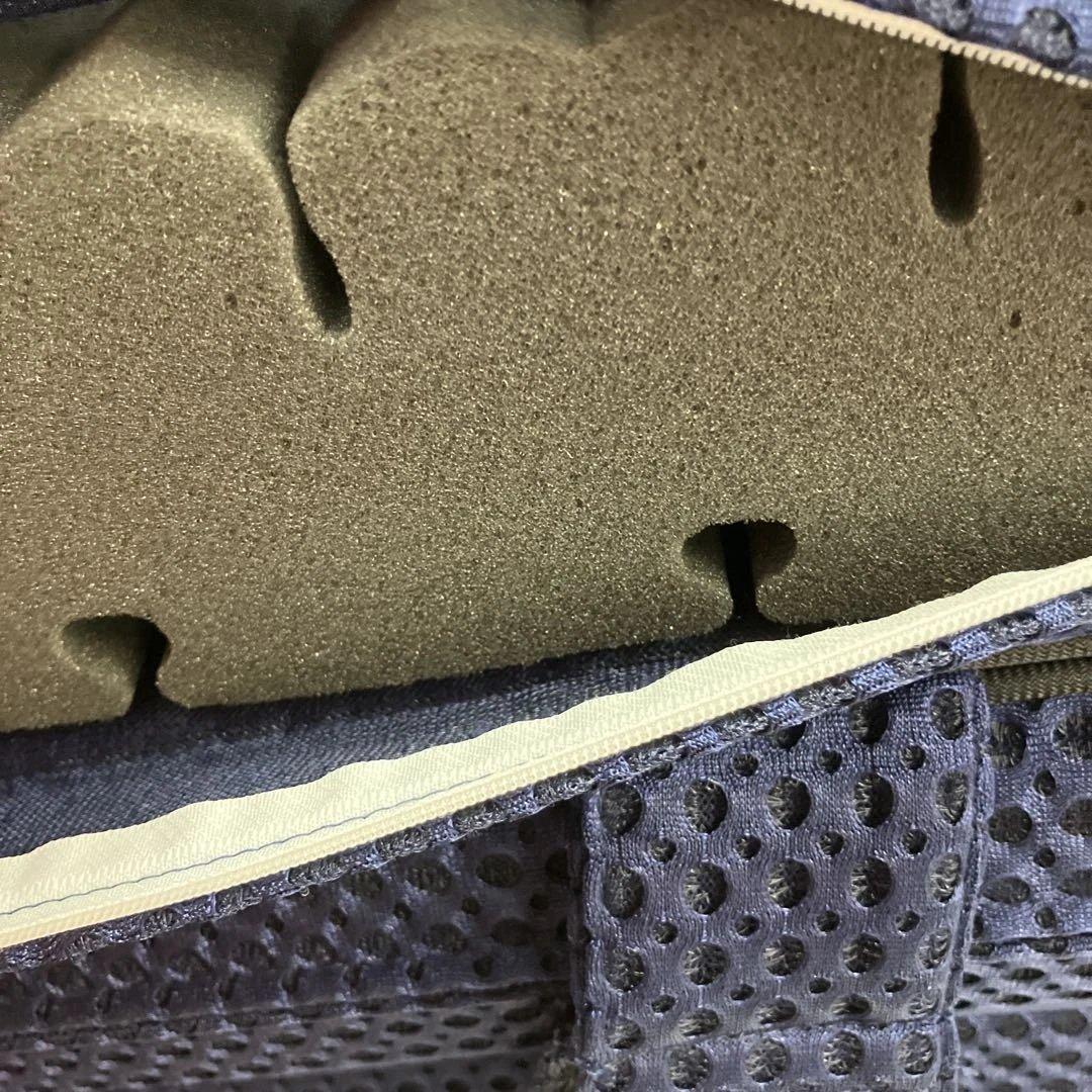 昭和西川Body Fresh シングル 3つ折りマットレス ネイビー 敷きマット