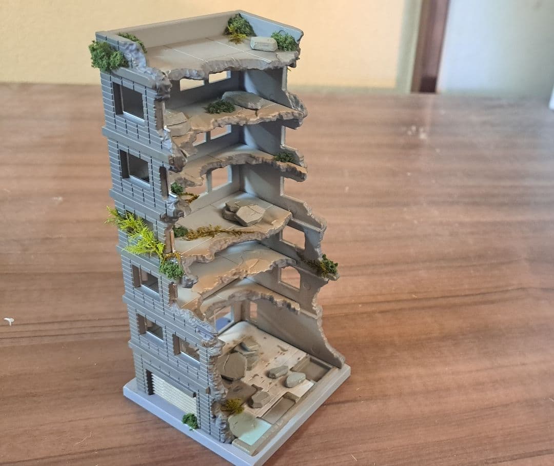 TOMYTEC 廃墟 ジオラマ 1/150 解体中の建物A ジオコレ完成品 模型