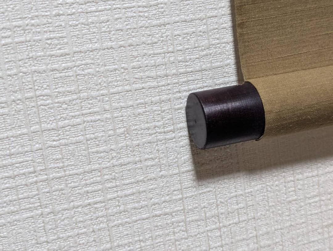 【真作】【複製】掛軸　良寛　工芸品　扇面和歌梅図　箱入　U181