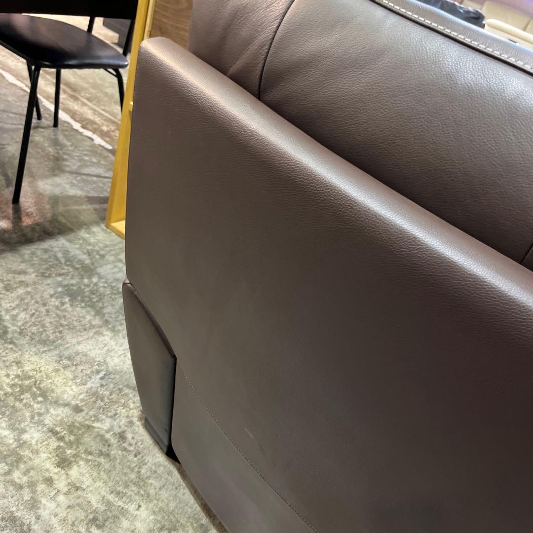 【カリモク】Z187シリーズ◆2.5人掛けソファ◇ブラウン◆美品◇定価３２万の品