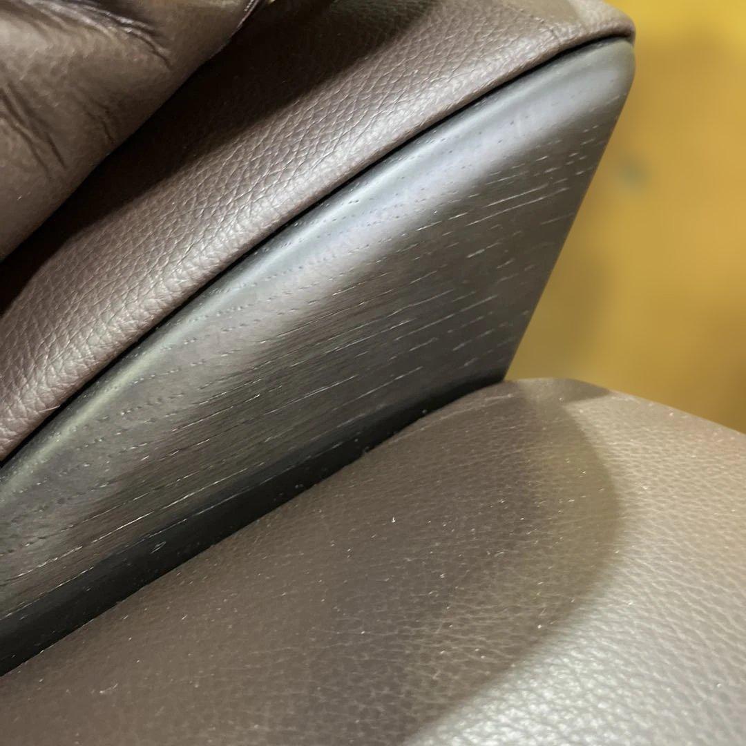 【カリモク】Z187シリーズ◆2.5人掛けソファ◇ブラウン◆美品◇定価３２万の品