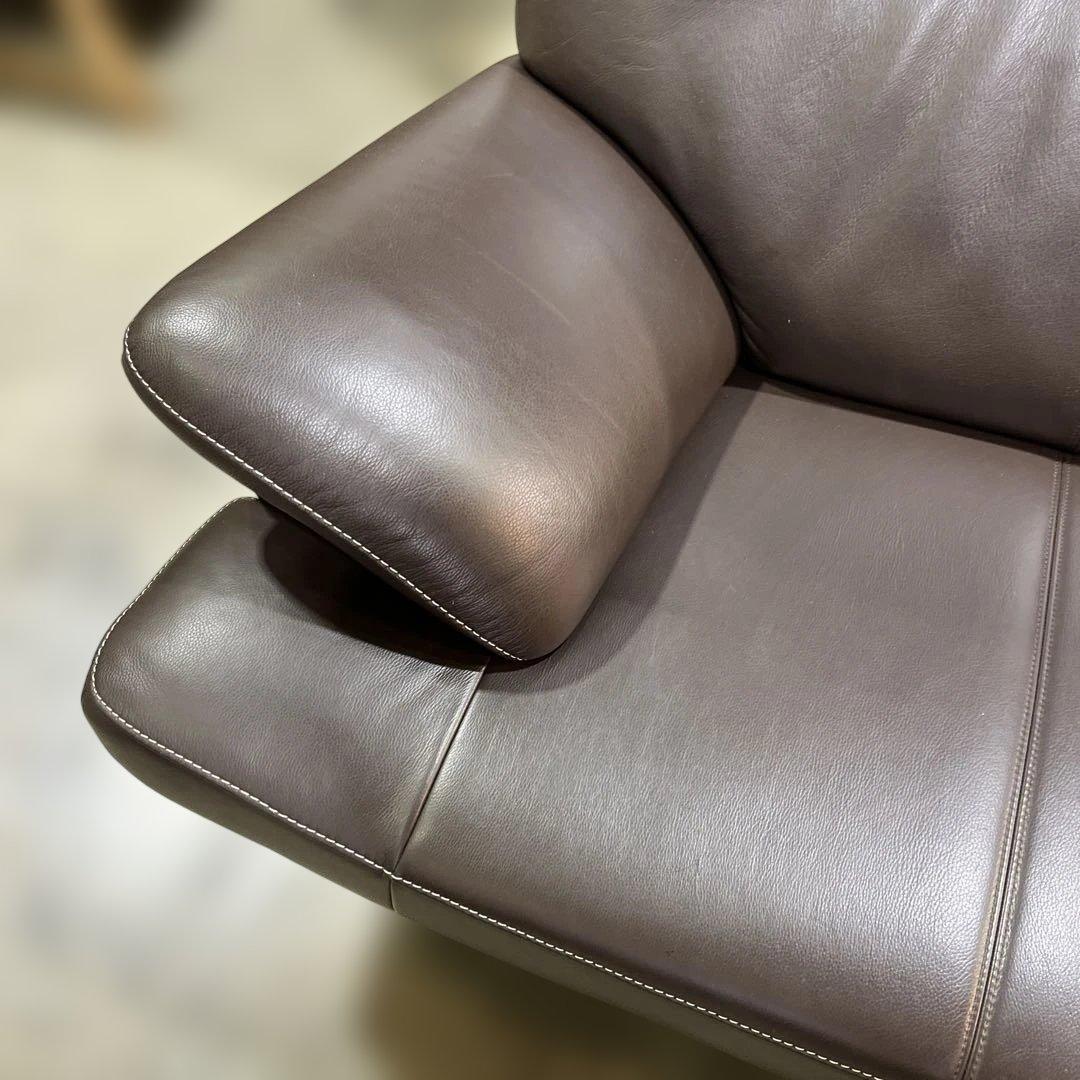 【カリモク】Z187シリーズ◆2.5人掛けソファ◇ブラウン◆美品◇定価３２万の品