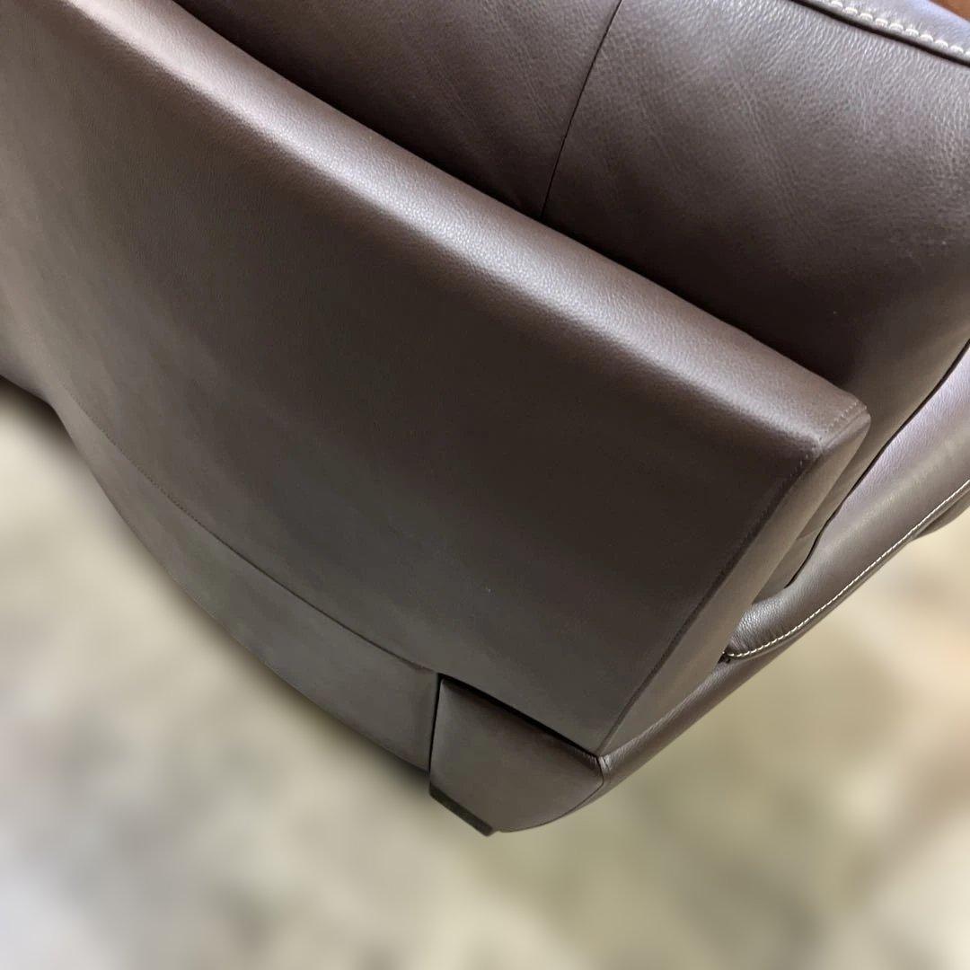 【カリモク】Z187シリーズ◆2.5人掛けソファ◇ブラウン◆美品◇定価３２万の品