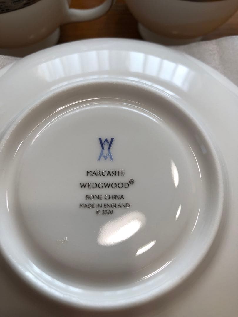 未使用品ウェッジウッドマーカサイトグレーミレニアム 6客セット