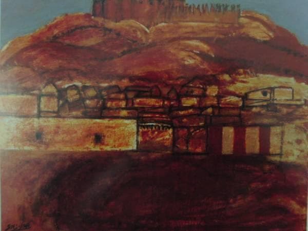 三岸節子、「ラコラオーラの城」、厳選、希少画集・額装画、人気作品