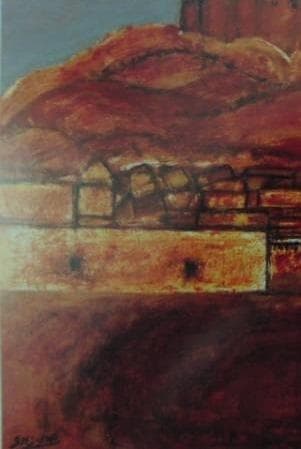 三岸節子、「ラコラオーラの城」、厳選、希少画集・額装画、人気作品