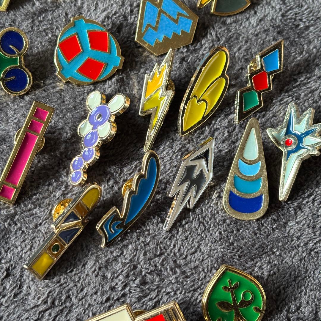 ポケモン　ジムバッジ　カントー地方〜カロス地方　58個セット