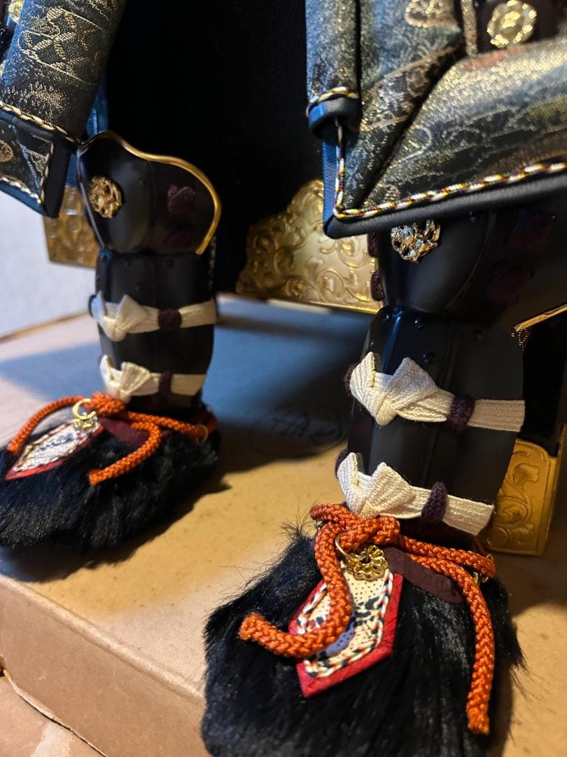 五月人形　鎧兜　端午　節句　甲冑師　平安武人　京染め正絹織
