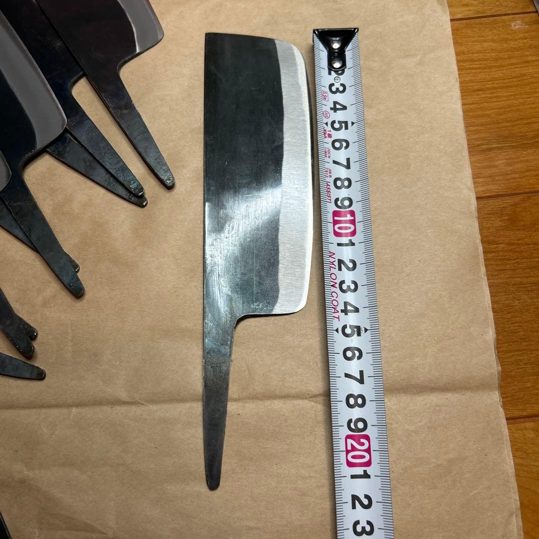 菜切り包丁(柄無し)40本セット．1本:¥2,280x40本で¥96,000