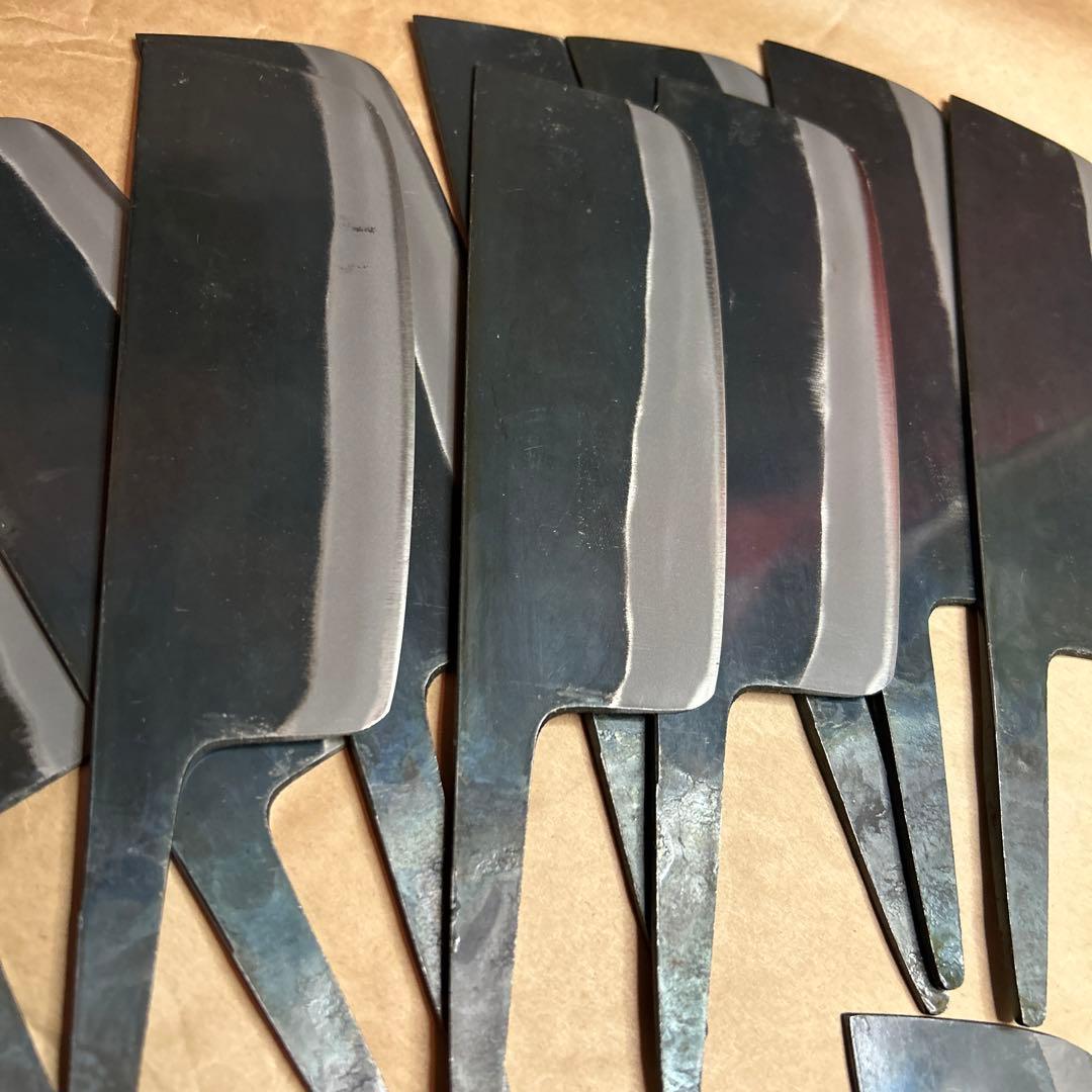 菜切り包丁(柄無し)40本セット．1本:¥2,280x40本で¥96,000