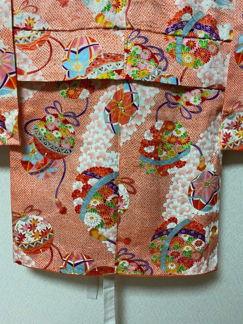 No.50アンティーク子供着物七五三着丈94.5センチ裄丈54センチ