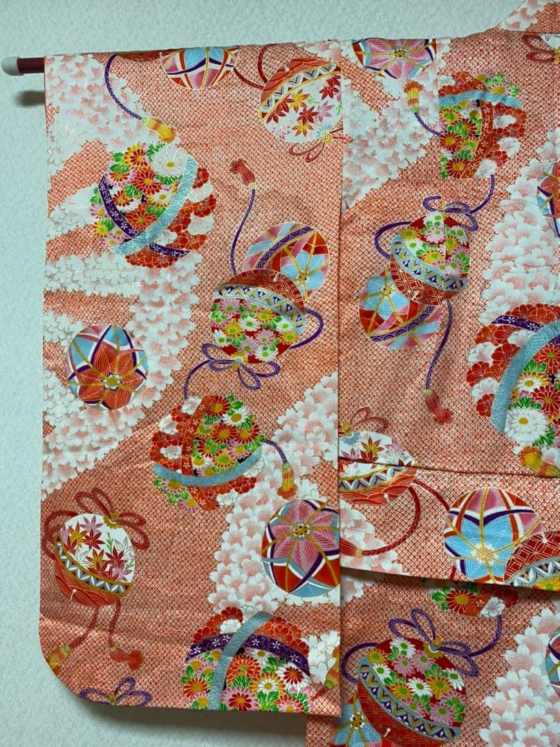 No.50アンティーク子供着物七五三着丈94.5センチ裄丈54センチ