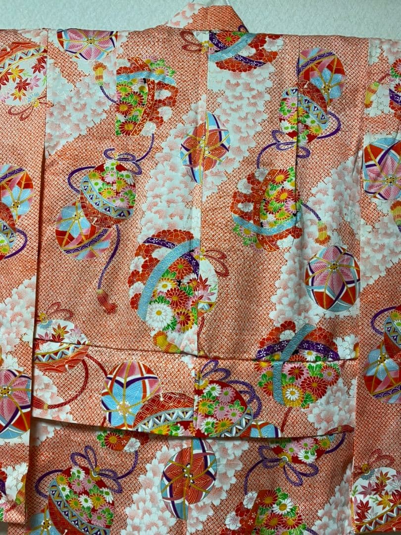 No.50アンティーク子供着物七五三着丈94.5センチ裄丈54センチ