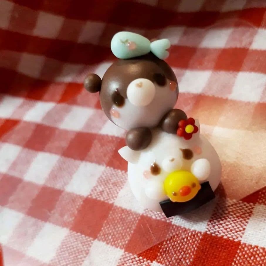 猫おむすび♡カワウソ&ひよこ