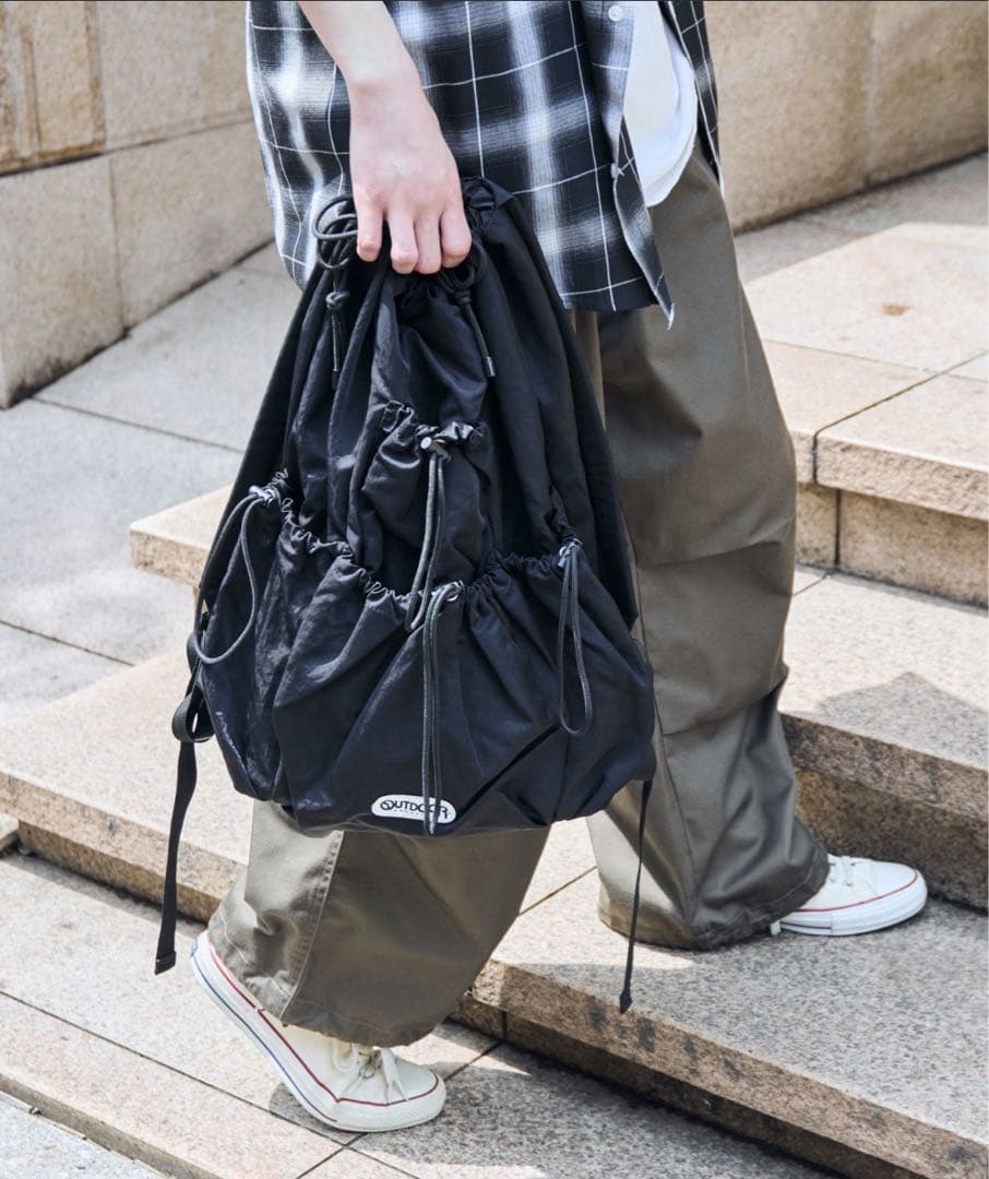 OUTDOOR PRODUCTS/ 別注 ナイロンドロストバッグ
