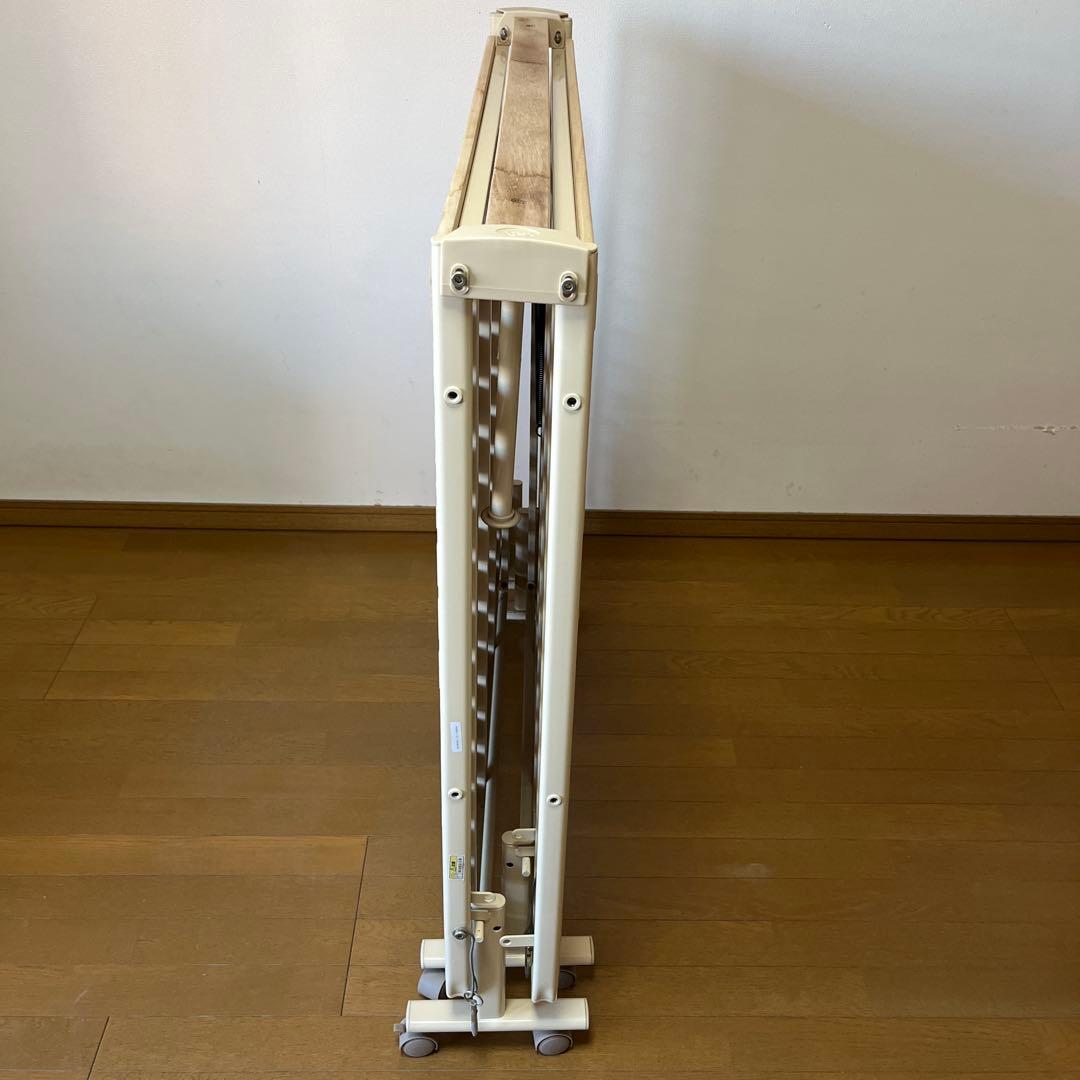 ATEX 収納式 桐 すのこベッド ホワイト