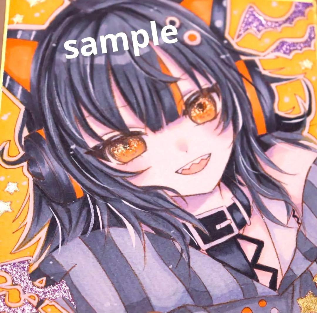 まのさば 沢渡ココ 魔法少女ノ魔女裁判 ファンアート 手描きアナログ