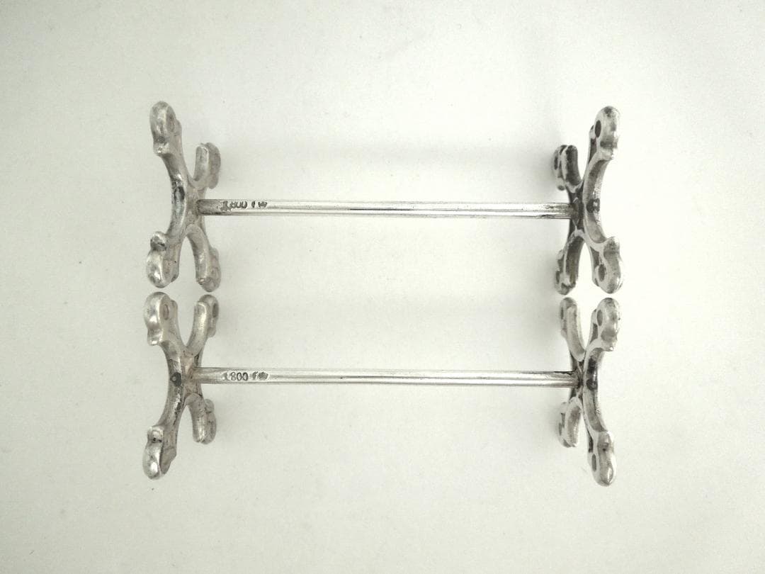 ドイツ　シルバーカトラリーレスト２個　純銀