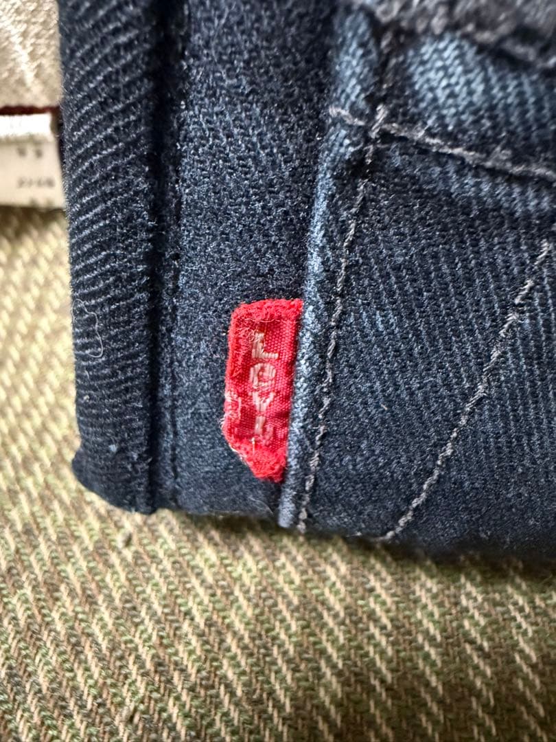 リーバイス ブラックデニム リメイク ウォレット